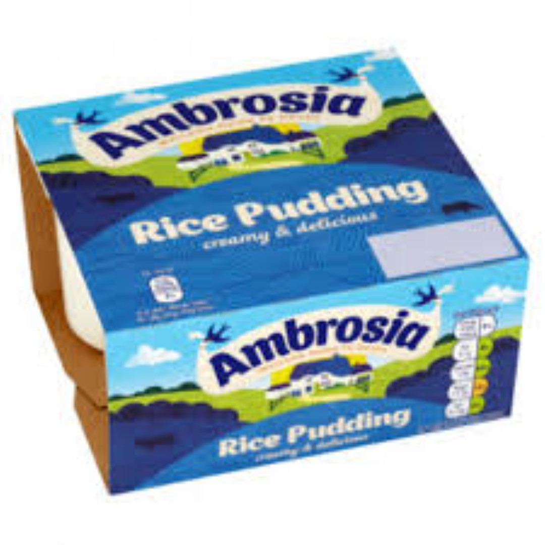 AMBROSIA RICE PUDDING 500G 4PACK